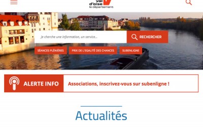 Le Conseil départemental lance son nouveau site internet