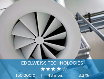 Edelweiss Technologies lance une campagne de crowdlending