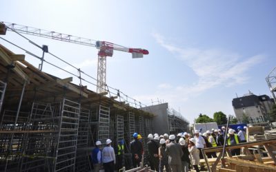 Coulisses du Bâtiment : 200 jeunes visitent le futur établissement scolaire de Garges 