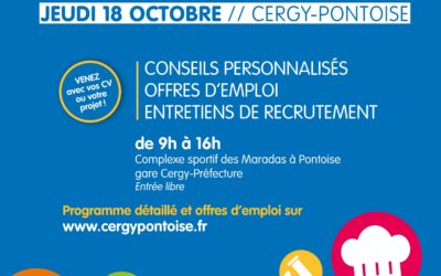 84 entreprises et 800 offres attendent les candidats cergypontains le 18 octobre