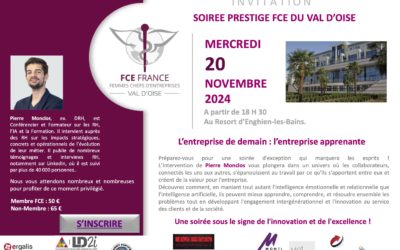 Save the date : soirée Prestige des FCE 95 le 20 novembre à Enghien